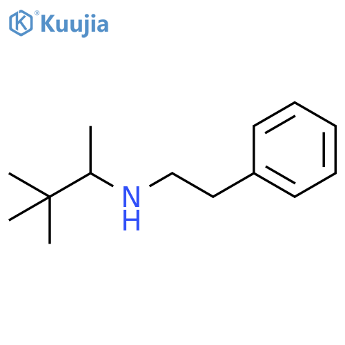 (3,3-dimethylbutan-2-yl)(2-phenylethyl)amine structure