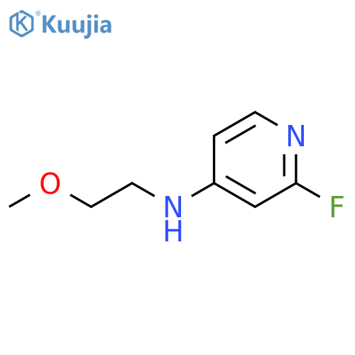 2-Fluoro-N-(2-methoxyethyl)pyridin-4-amine structure
