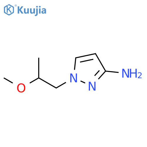 1H-Pyrazol-3-amine, 1-(2-methoxypropyl)- structure