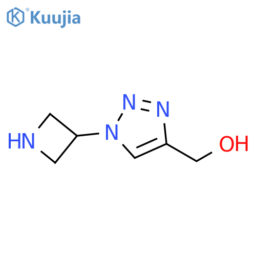 [1-(azetidin-3-yl)-1H-1,2,3-triazol-4-yl]methanol structure