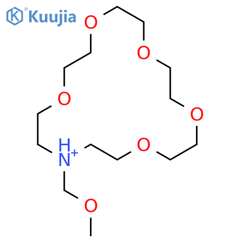 1,4,7,10,13-Pentaoxa-16-azacyclooctadecane,16-(methoxymethyl)- structure