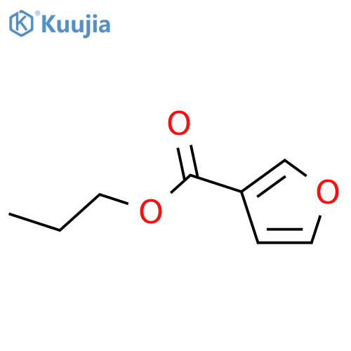 3-Furancarboxylic acid,propyl ester structure
