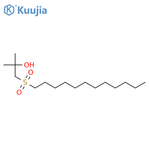 2-Propanol, 1-(dodecylsulfonyl)-2-methyl- structure