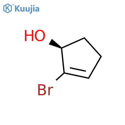 2-Cyclopenten-1-ol, 2-bromo-, (1S)- structure