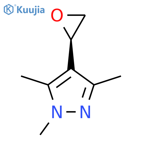 1,3,5-trimethyl-4-(2R)-oxiran-2-yl-1H-pyrazole structure