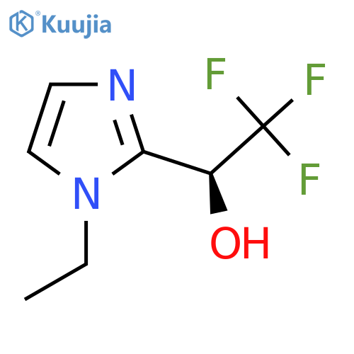 (1S)-1-(1-ethyl-1H-imidazol-2-yl)-2,2,2-trifluoroethan-1-ol structure