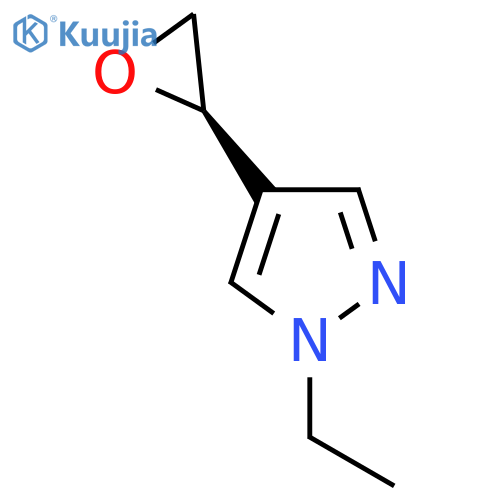 1-ethyl-4-(2R)-oxiran-2-yl-1H-pyrazole structure