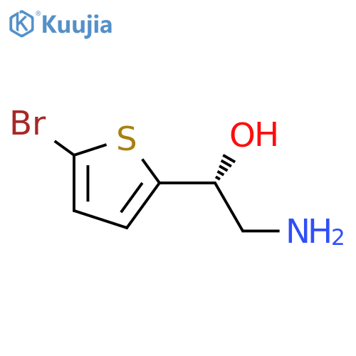 (1R)-2-Amino-1-(5-bromothiophen-2-yl)ethan-1-ol structure