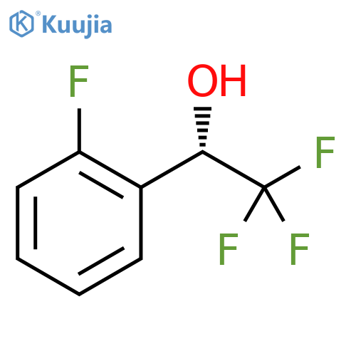 (1S)-2,2,2-trifluoro-1-(2-fluorophenyl)ethan-1-ol structure