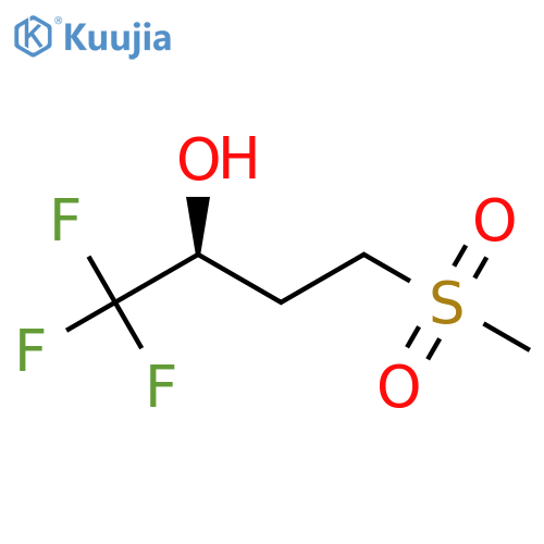 (2S)-1,1,1-trifluoro-4-methanesulfonylbutan-2-ol structure