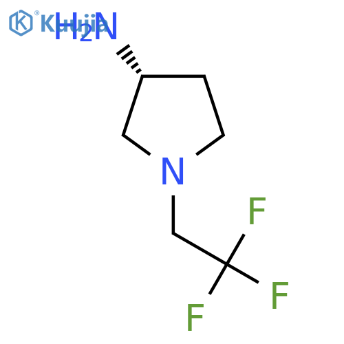 (3R)-1-(2,2,2-trifluoroethyl)pyrrolidin-3-amine structure