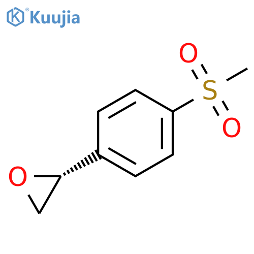 (2R)-2-(4-methanesulfonylphenyl)oxirane structure