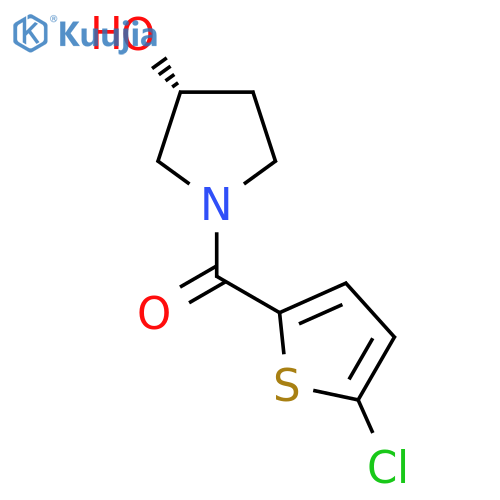 (3R)-1-(5-Chlorothiophene-2-carbonyl)pyrrolidin-3-ol structure