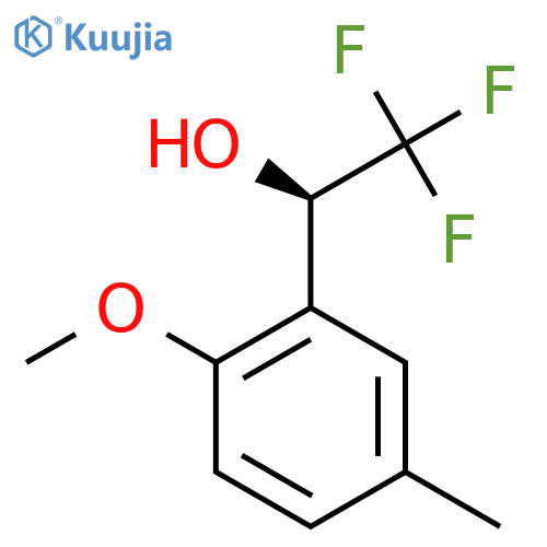 (1R)-2,2,2-trifluoro-1-(2-methoxy-5-methylphenyl)ethan-1-ol structure