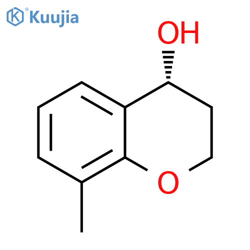 (4R)-8-methyl-3,4-dihydro-2H-1-benzopyran-4-ol structure