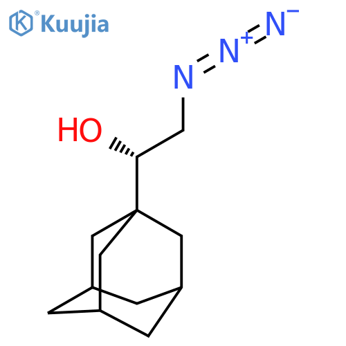 (1S)-1-(adamantan-1-yl)-2-azidoethan-1-ol structure