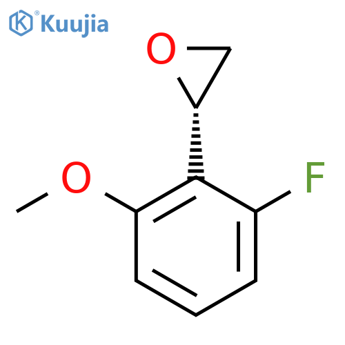 (2S)-2-(2-fluoro-6-methoxyphenyl)oxirane structure