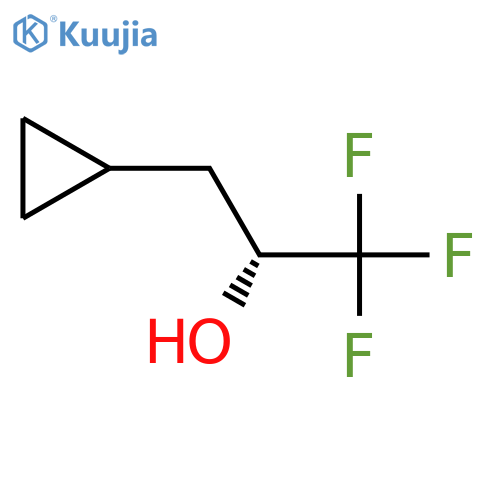 (2R)-3-cyclopropyl-1,1,1-trifluoropropan-2-ol structure
