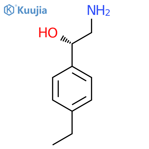 (1S)-2-amino-1-(4-ethylphenyl)ethan-1-ol structure