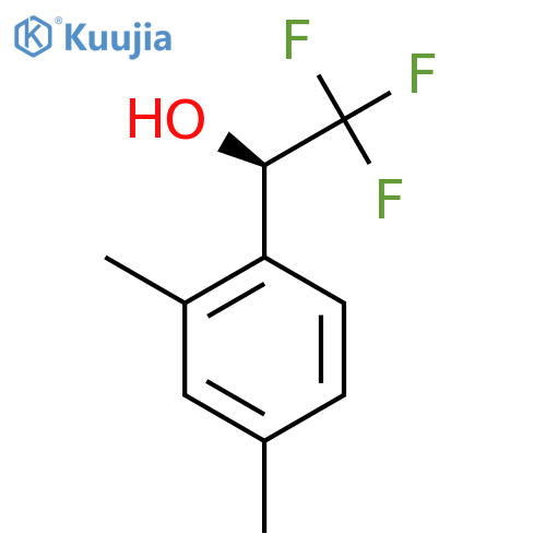 (1R)-1-(2,4-dimethylphenyl)-2,2,2-trifluoroethan-1-ol structure