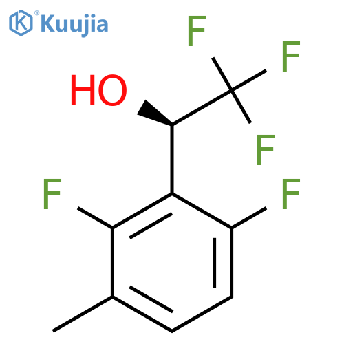 (1R)-1-(2,6-difluoro-3-methylphenyl)-2,2,2-trifluoroethan-1-ol structure