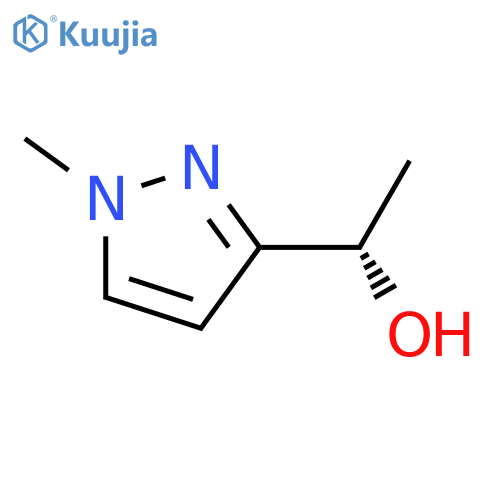 (1S)-1-(1-methylpyrazol-3-yl)ethanol structure