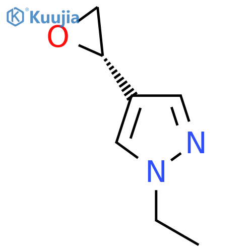 1-ethyl-4-(2S)-oxiran-2-yl-1H-pyrazole structure