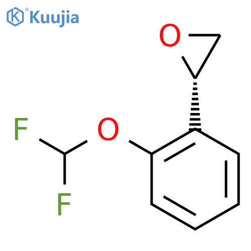 (2S)-2-2-(difluoromethoxy)phenyloxirane structure