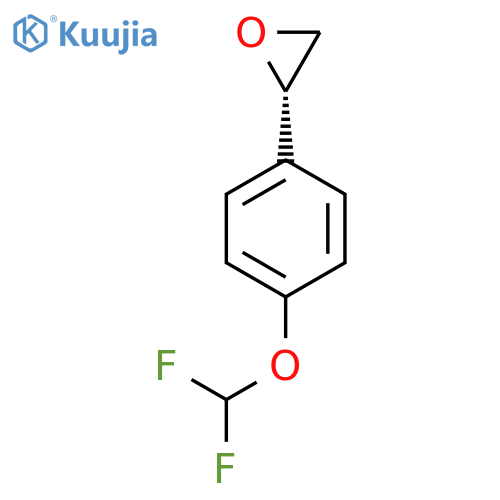 (2S)-2-4-(difluoromethoxy)phenyloxirane structure