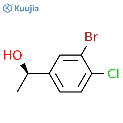 (1R)-1-(3-bromo-4-chlorophenyl)ethan-1-ol structure