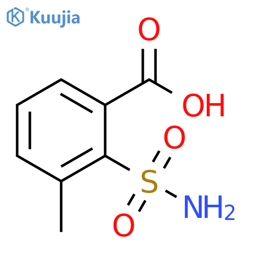 Benzoic acid, 2-(aminosulfonyl)-3-methyl- structure