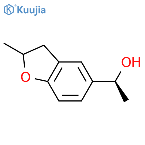 (1S)-1-(2-methyl-2,3-dihydro-1-benzofuran-5-yl)ethan-1-ol structure