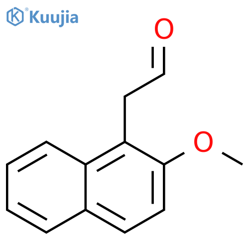 2-(2-methoxynaphthalen-1-yl)acetaldehyde structure
