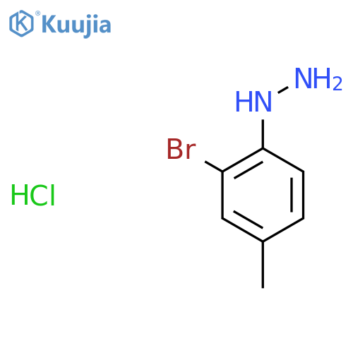 (2-Bbromo-4-methylphenyl)hydrazine hydrochloride structure