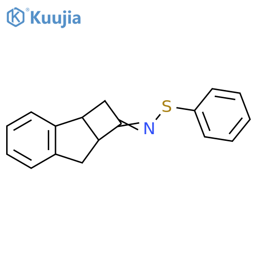 Benzenesulfenamide,N-(2,2a,7,7a-tetrahydro-1H-cyclobut[a]inden-1-ylidene)- structure