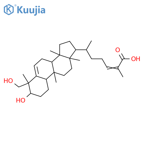 3,29-Dihydroxycucurbita-5,24-dien-26-oic acid; (3α,24E)-form structure