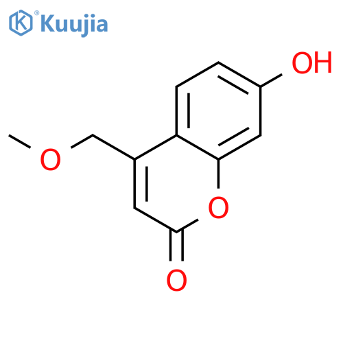 7-Hydroxy-4-(methoxymethyl)coumarin structure