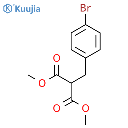 Dimethyl 2-(4-bromobenzyl)malonate structure