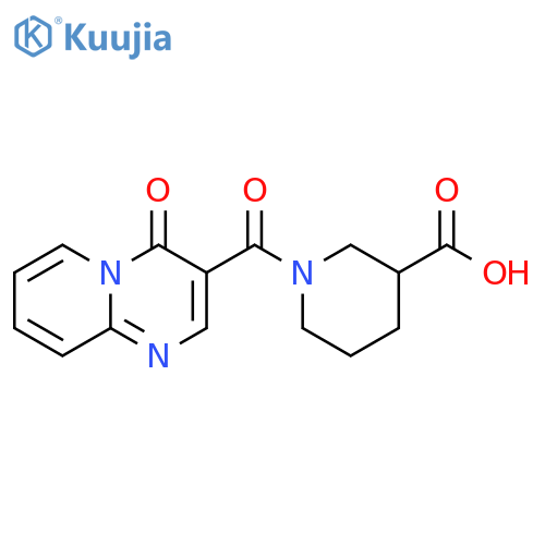 1-(4-Oxo-4H-pyrido[1,2-a]pyrimidine-3-carbonyl)-piperidine-3-carboxylic acid structure