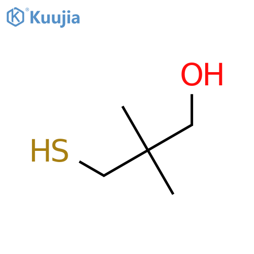 2,2-dimethyl-3-sulfanylpropan-1-ol structure