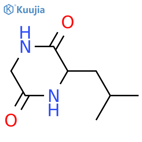 2,5-Piperazinedione,3-(2-methylpropyl)- structure