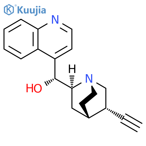 Cinchonan-9-ol, 10,11-didehydro-, (8α,9R)- structure