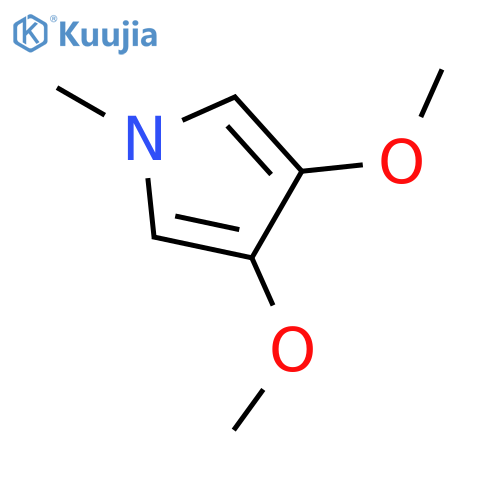 3,4-dimethoxy-1-methyl-1H-Pyrrole structure
