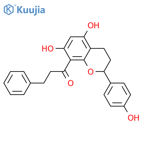 4',5,7-Trihydroxy-8-[3-(4-hydroxyphenyl)propanoyl]flavan; (R)-form, 4''-Deoxy structure