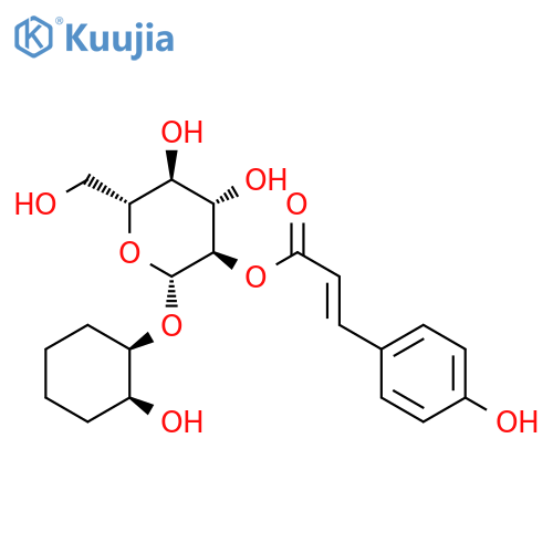 b-D-Glucopyranoside,2-hydroxycyclohexyl, 2-[3-(4-hydroxyphenyl)-2-propenoate] (9CI) structure