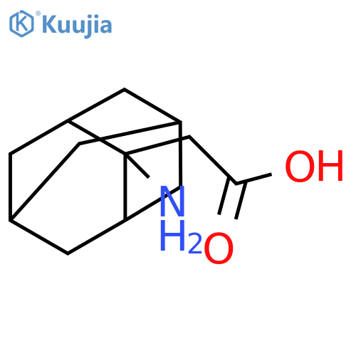 (2-Amino-2-adamantyl)acetic acid structure