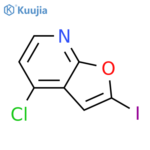 4-chloro-2-iodofuro[2,3-b]pyridine structure