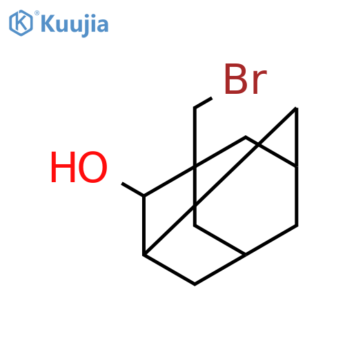 Tricyclo[3.3.1.13,7]decan-2-ol, 1-(bromomethyl)- structure