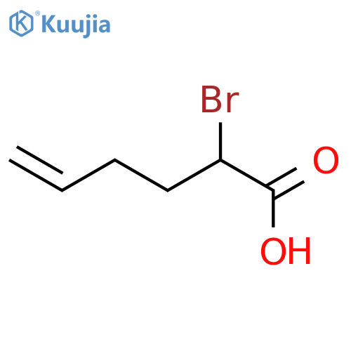 5-Hexenoic acid, 2-bromo- structure