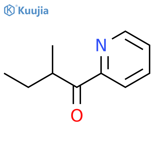 1-Butanone, 2-methyl-1-(2-pyridinyl)- structure